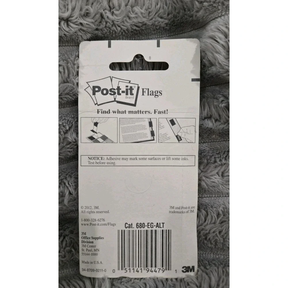 Post-It Flags Easy‎ dispensing and storage-NEW IN PACKAGE!!
